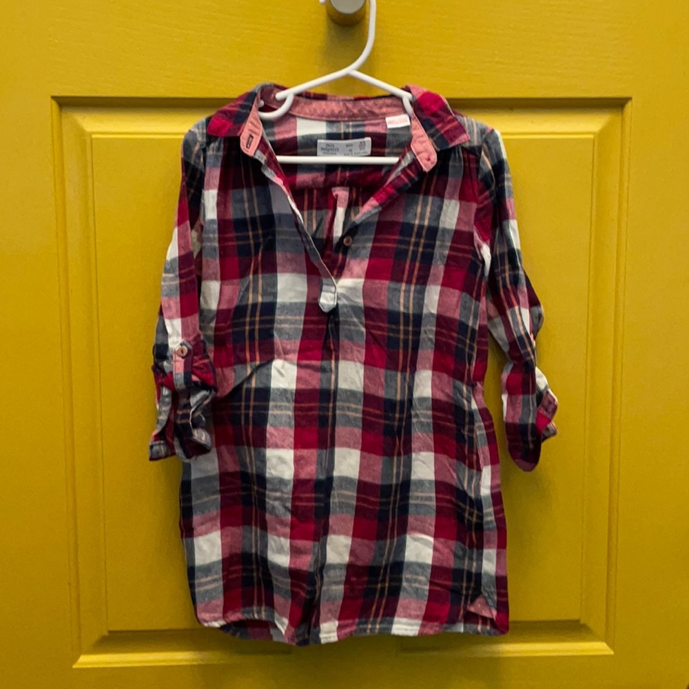 Zara girls plaid dress sz 3-4